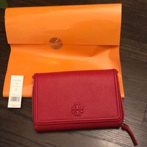 Tory Burch Thea flat wallet crossbody